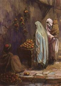 EDOUARD HERZIG MARCHAND DORANGES DANS LA CASBAH